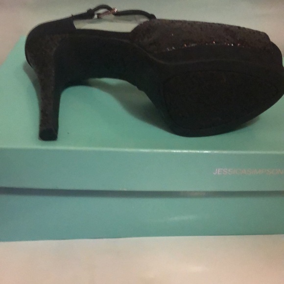 Brand New Jessica Simpson Black Platform High Heels - Picture 3 of 7